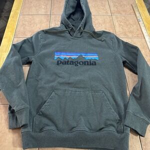 Patagonia Mens Sz Small Green‎ P-6 Logo Uprisal Hoodie Pullover Sweatshirt